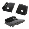 G-PLUS Rear Bumper Fillers Set Compatible With 1979-1985 Eldorado Black Plastic Painted Bumper Fillers 7pcs