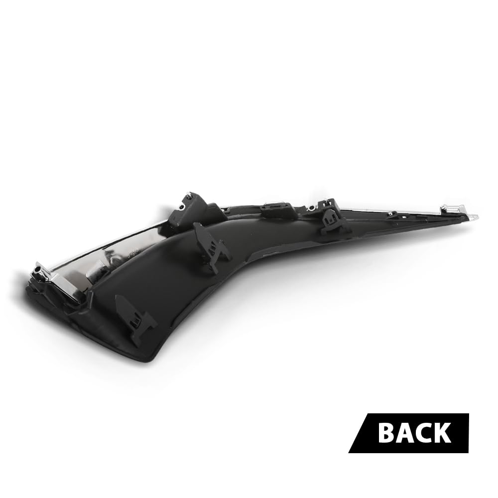 G-PLUS Bumper Trim Molding Front Driver Left Side Fit Model Without F Sport Package,Fit LX ES250/ES300h/ES350 2019-2024 5310606010, LX1038128 Chrome Black