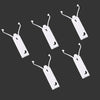 G-PLUS Door Trim Molding Retaining Clip Lower Chrome Compatible with Oldsmobile Cutlass 1981-1988 Clip Mounting Retainer Kit 5 PCS