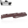 G-PLUS TPE Dash Cover Dashboard Compatible with GMC Chevy Full Size Pickup 1981-1987, Fit GMC Chevy SUV 1981-1991 Red