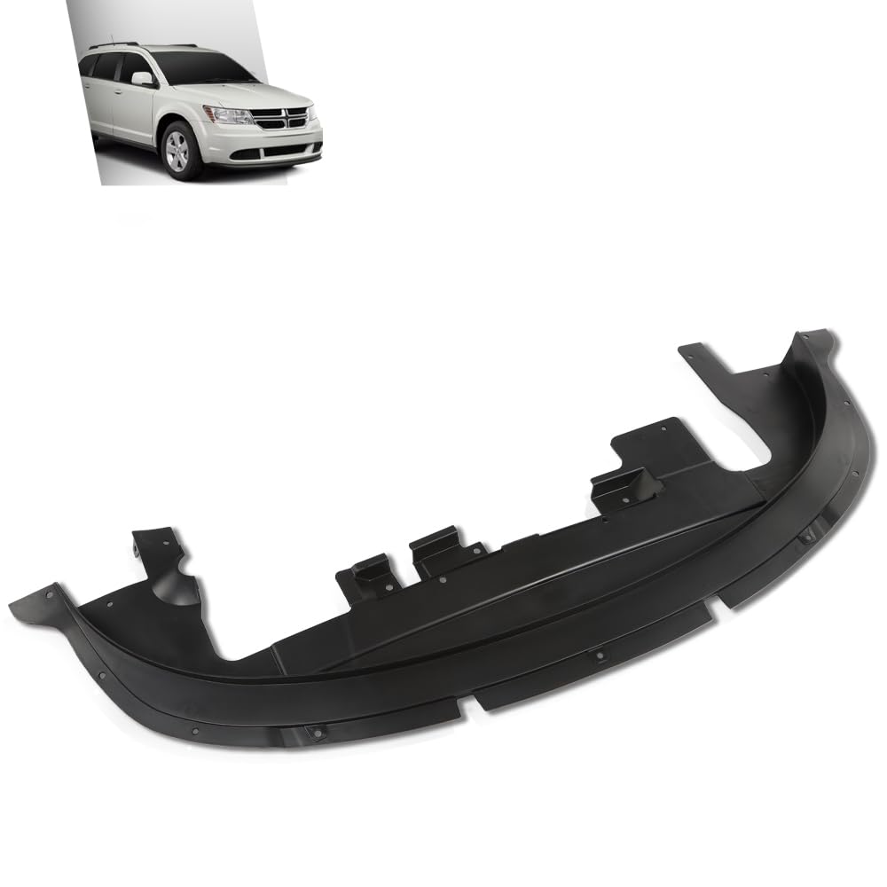 G-PLUS Front Air Dam Deflector Lower Valance Apron Fit for Models with Fascia,Compatible with Dodge Journey AVP Canada Value Package Crew Crossroad GT Limited R/T SE 2011-2020 68087244AA, CH1228122