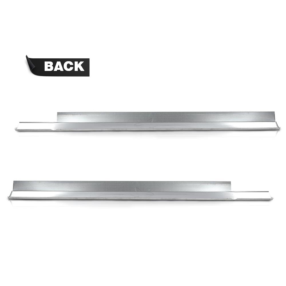 G-PLUS Trail Armor Rocker Panels Compatible with Chevy Silverado 1500 Extended Cab Pickup 2007 2008 2009 2010 2011 2012 2013 Rocker Panel Protector Guard Cover