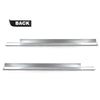 G-PLUS Slip-on Rocker Panel Left and Right Side Compatible with Ford Focus 4-Door 2008-2011 2450842E 0401140L 0401140R Sliver