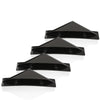 G-PLUS Rear Bumper Lip Splitter Diffuser Fit Chevy Camaro All Models Shark Fin Spoiler Trim Covers Decoration Set Lip Wing Splitter Decoration Protector Set 4 PCS Black