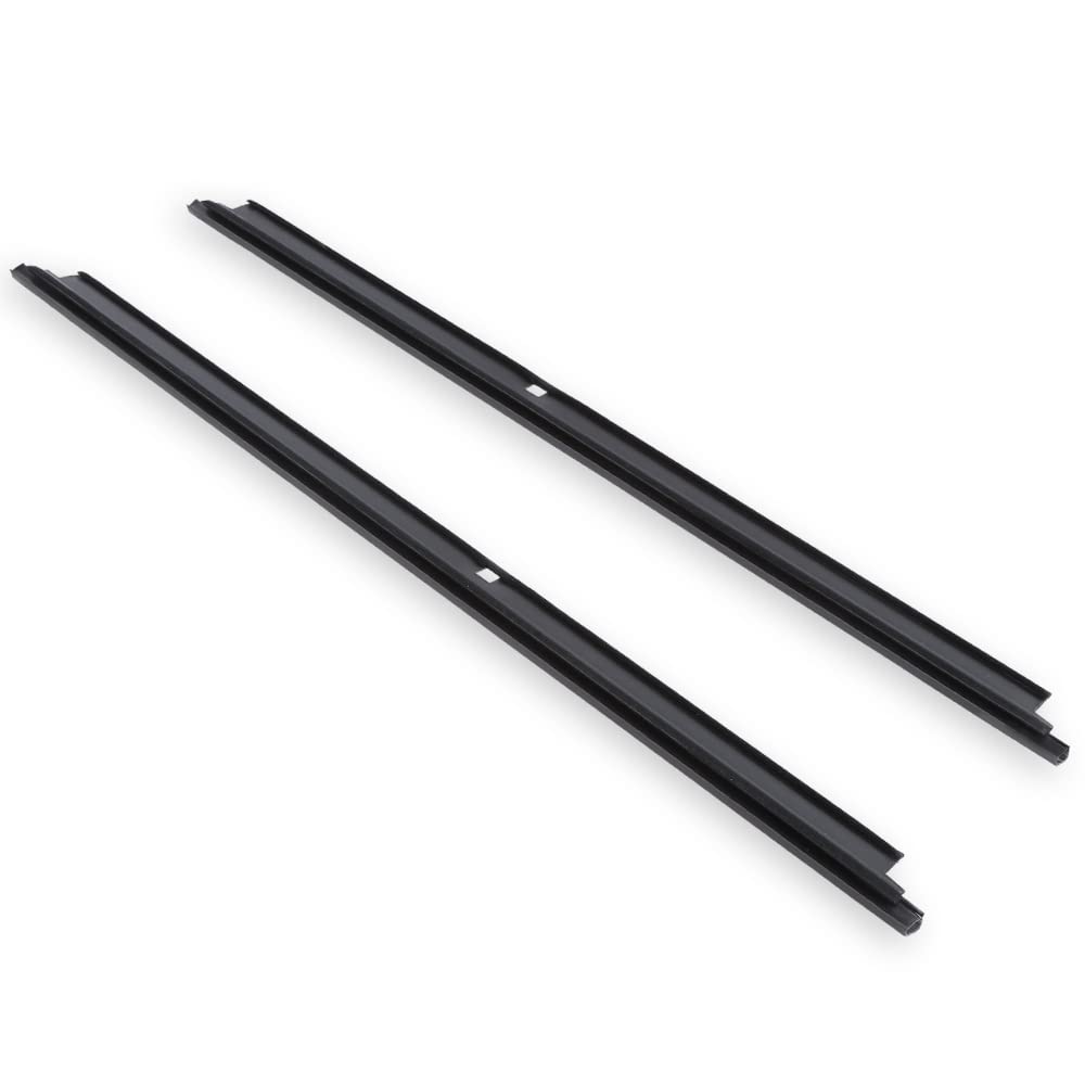 G-PLUS Black Rear Outer Window Sweep Felt Kit Compatible with Chevy Silverado GMC Sierra 1500/2500/3500 2001-2007,Fit Chevy Suburban Avalanche 1500/2500 2002-2006,Fit GMC Yukon 2001-2006 2PCS