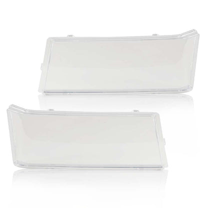 G-PLUS Headlights Assembly Bumper Lights Cover Clear Compatible with 2004-2012 Chevy Colorado/GMC Canyon.2006 Isuzu i-280/i-350.2007-2008 Isuzu i-290/ i-370 19328954,19328955