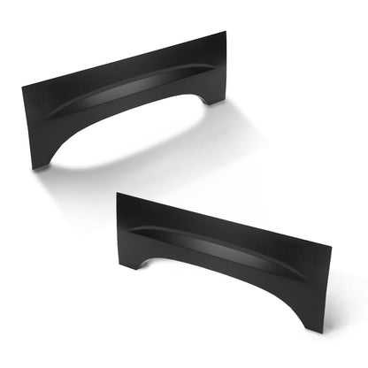 G-PLUS Wheel Arch Repair Panel Upper Rear Pair Compatible with Chevy Silverado GMC Sierra 1500 1999-2006 Not Fit 2007 New Body Style Models Black