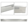 G-PLUS Slip on Rocker Panels Left and Right Side Compatible with Chevy Silverado Extended Cab 4 Door 2014-2018/Fit GMC Sierra Extended Cab 2014-2018 4 Door Silver 75 3/8" Long Silver