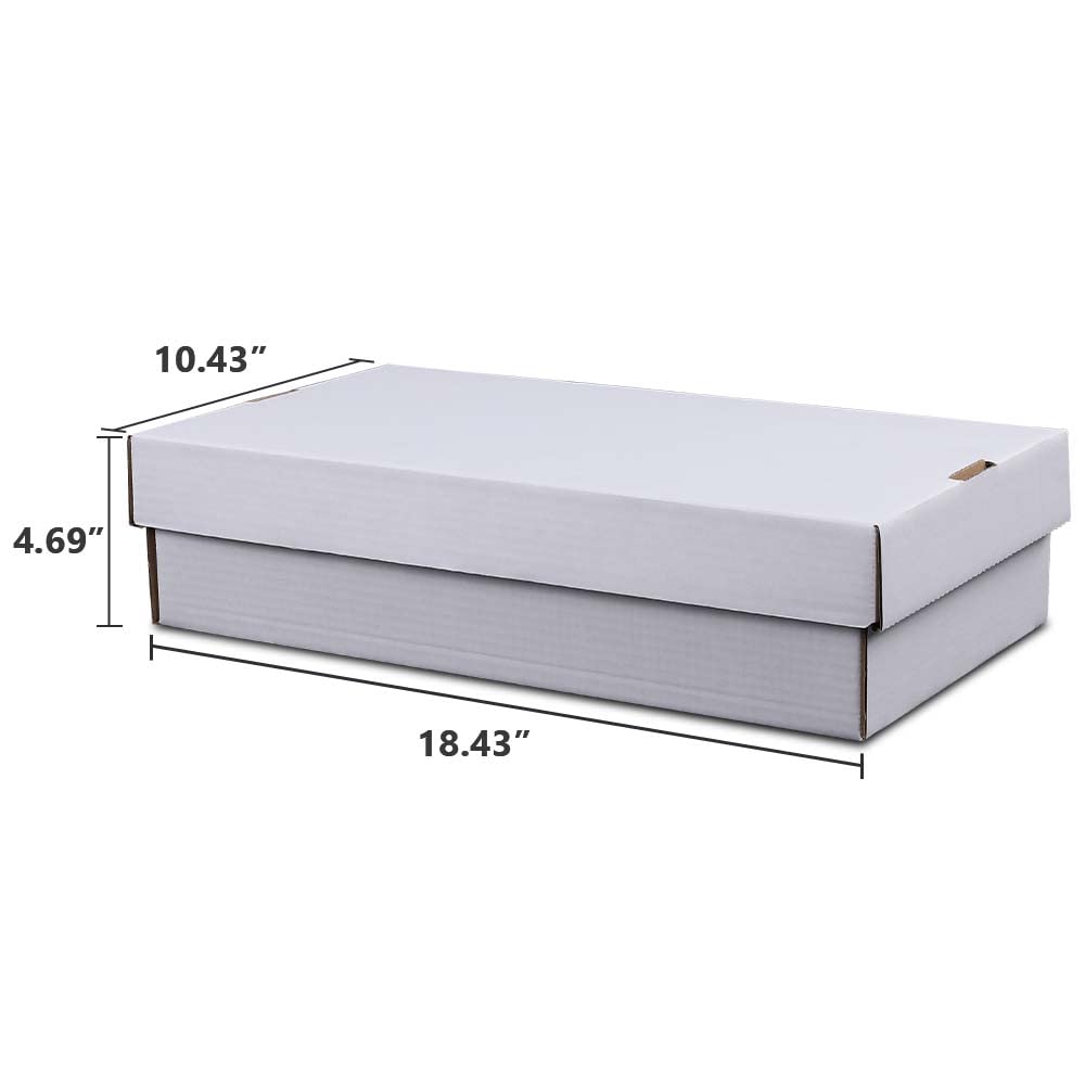 G-PLUS Card Storage Box Cardboard Baseball Monster Trading Card 3000 Count Versatile Corrugated Cardboard Box 2 Pack