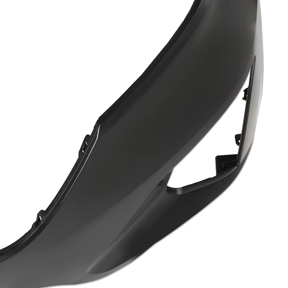 G-PLUS Front Bumper Cover Primed Compatible with Chevy Equinox 2018 2019 2020 Black Bumper Cover