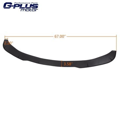 G-PLUS Universal Polyurethane Winglet Aero Front Bumper Lip Splitter Diffuser