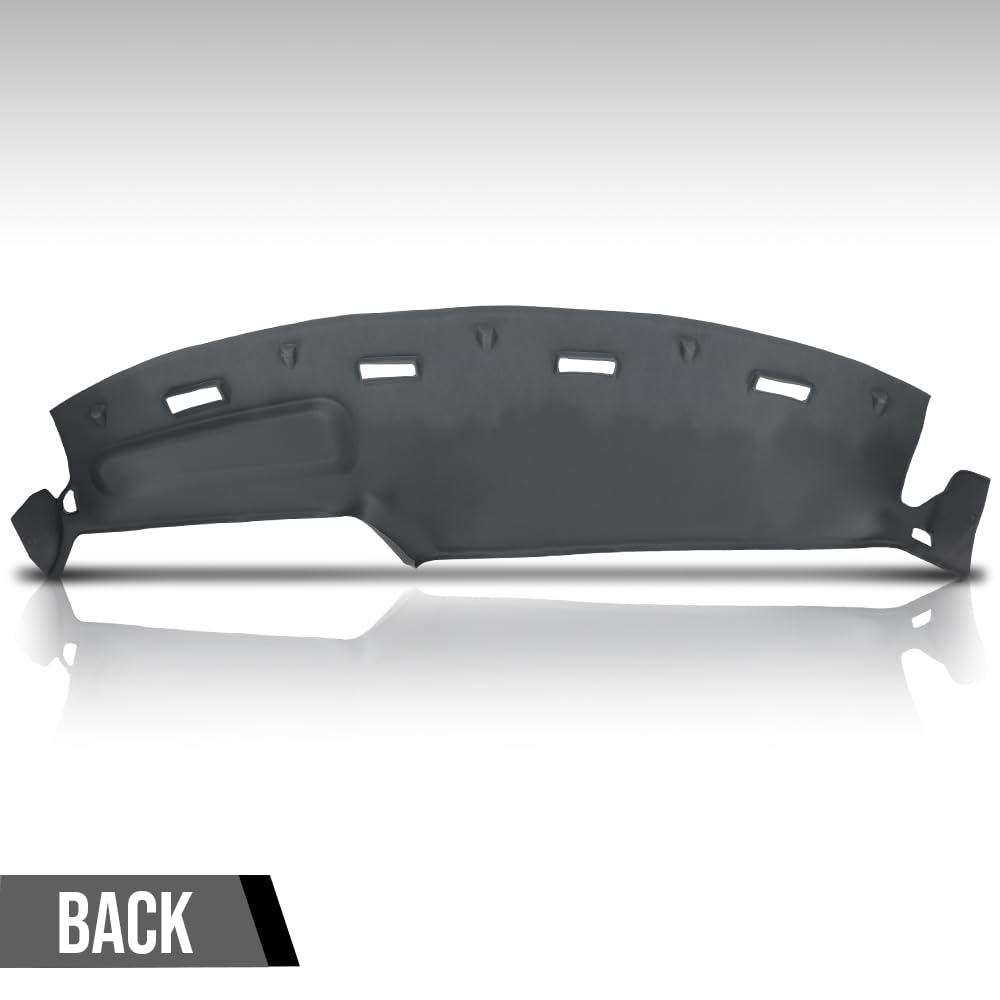 G-PLUS TPE Dash Cover Dashboard Compatible with Dodge Ram 1500 2500 3500 Truck 1994-1997 Gray