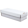 G-PLUS 2-Cell Trading Card Storage Box 1600 Count Corrugated Cardboard Box Holds over 300 3x4 Toploads Sports/Trading Card (Card not included)