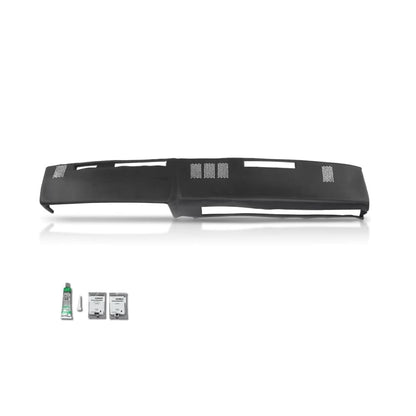 G-PLUS TPE Dashboard Dash Cover w/Adhesive, Compatible with Chevy GMC Full Size Pickup 1981-1987, Fit Chevy GMC SUV 1981-1991, Dash Board Overlay, 18601NTL