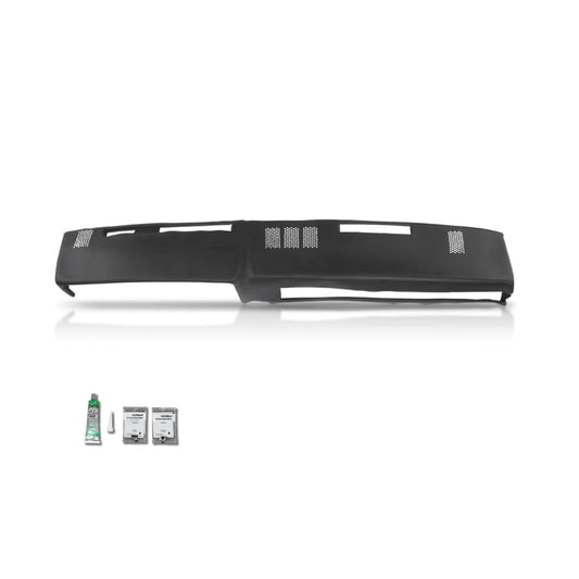 G-PLUS TPE Dashboard Dash Cover w/Adhesive, Compatible with Chevy GMC Full Size Pickup 1981-1987, Fit Chevy GMC SUV 1981-1991, Dash Board Overlay, 18601NTL