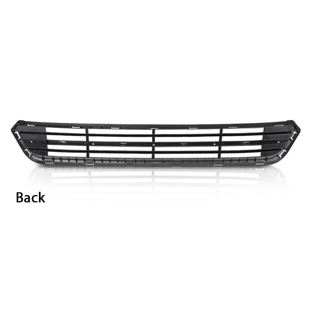 G-PLUS Front Lower Bumper Radiator Grill w/Chrome Black Compatible with Kia Optima(submodel: Limited, SX, LX, EX) 2014 2015 865614C700