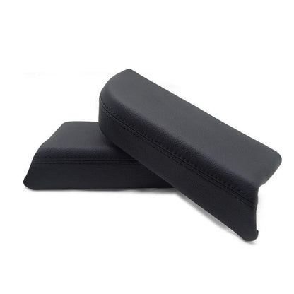 G-PLUS Front Door Armrest Leather Cover Center Console Compatible with 2009-2015 Honda Pilot,Door Panels Armrest Cover Skin Left & Right 2Pcs (Black)