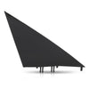 G-PLUS Front A-Pillar Triangular Cover Plate Right Compatible with Tesla Model 3 2017-2023 22873014, 1130656-00-E Gloss Black