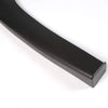 Universal Fit CS Style PP Front Bumper Add on Lip Flat Splitter Plate Under Panel Unpainted Black Spoiler Splitter Valance Chin Bodykit - 67" L x 22" D