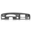 G-PLUS Dash Board Bezel Radio Cluster Trim Panel W/Hole, Compatible with Ford F250 F350 Super Duty 1999-2004 4x4 Switch, Dark Gray