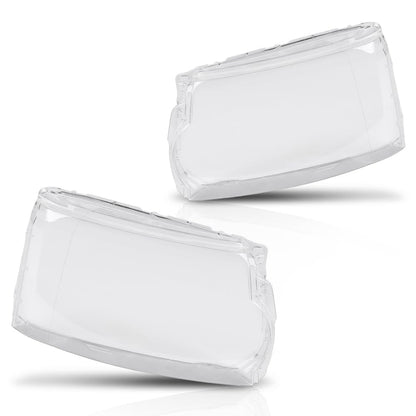 G-PLUS Headlight Lens Cover Compatible with Land Rover Discovery 4 LR4 2014-2016 Left & Right Pair Front Headlamp Lens Cover Clear
