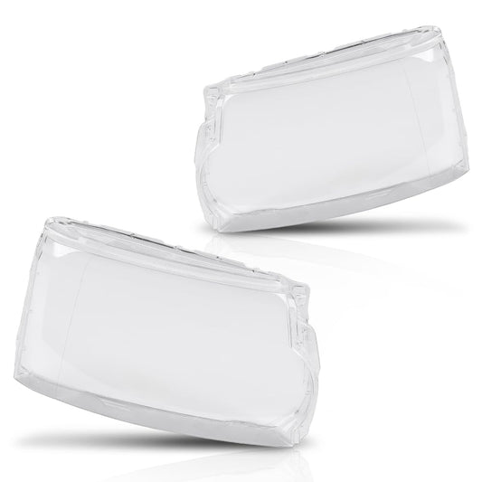 G-PLUS Headlight Lens Cover Compatible with Land Rover Discovery 4 LR4 2014-2016 Left & Right Pair Front Headlamp Lens Cover Clear