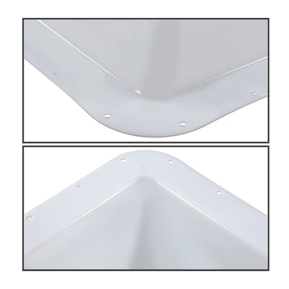 G-PLUS Skylight Cover White 14" X 22" Compatible with RV Camper Food Truck Camper Skylight Food Truck Skylight