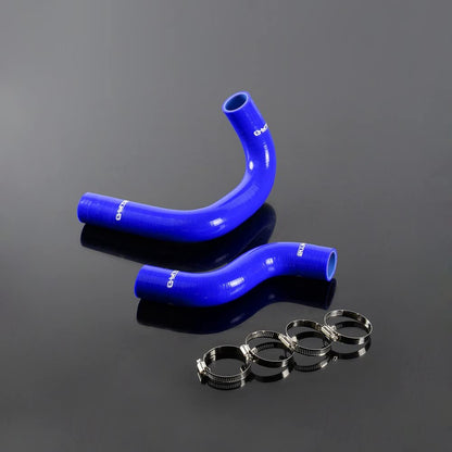 G-PLUS Silicone Radiator Coolant Hose Kit Clamps Compatible With NISSAN Datsun 240Z L24 2.4L 1970 1971 1972 1973,Blue 2PCS