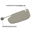 G-PLUS Beige Left Side Sun Visor Compatible with 2002-2009 Dodge Ram 1500 2500 3500