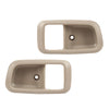 G-PLUS Door Handle Trim Set Compatible with 2000-2006 Toyota Tundra,Interior Door Handle Bezel 2Pc (Beige)
