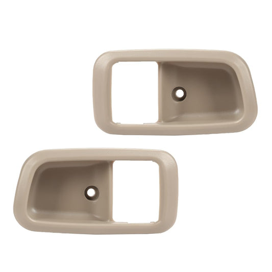 G-PLUS Door Handle Trim Set Compatible with 2000-2006 Toyota Tundra,Interior Door Handle Bezel 2Pc (Beige)