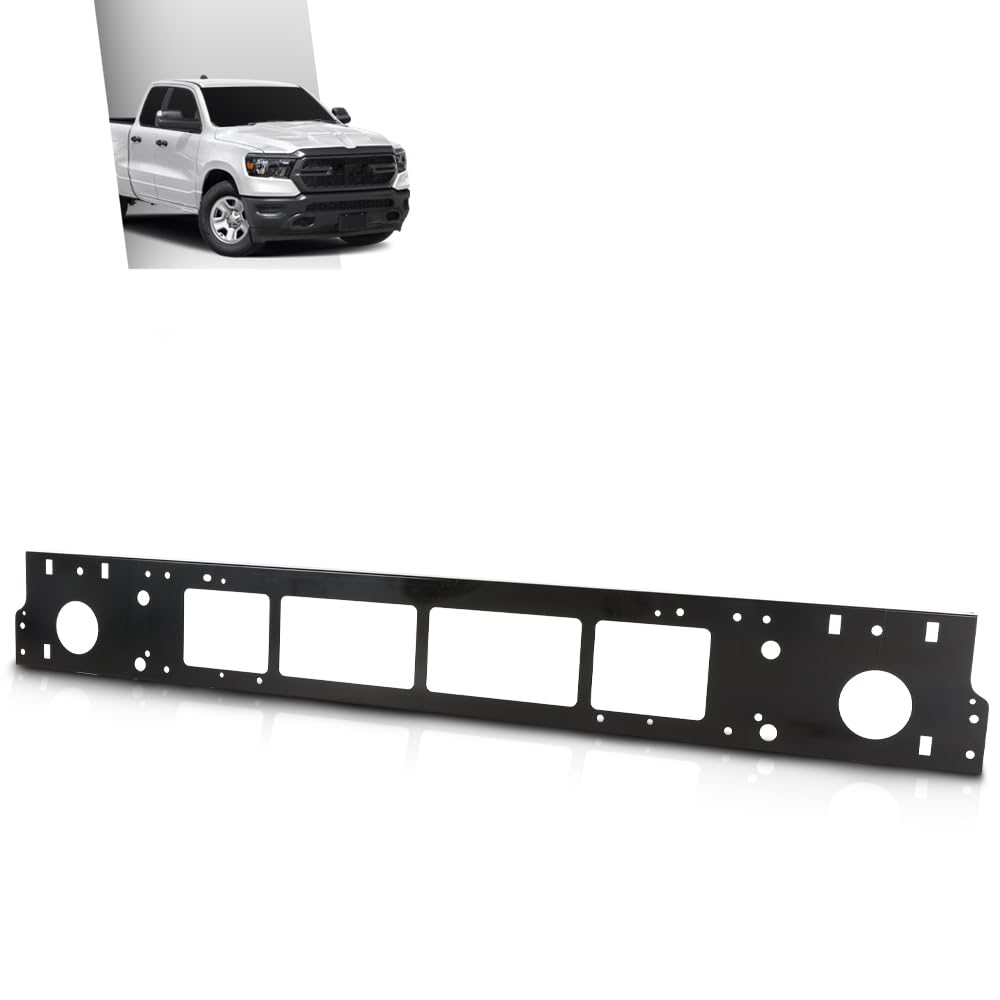 G-PLUS Bumper Panel Reinforcement Compatible with Dodge Ram 1500 2019 2020 2021 2022 2023 2024 Black 68313531AA Black