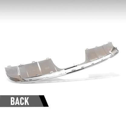 G-PLUS Rear Bumper Lower Chrome Trim Compatible with Benz ML550 ML500 2013-2015 A1668804340, A1668804440 Silver