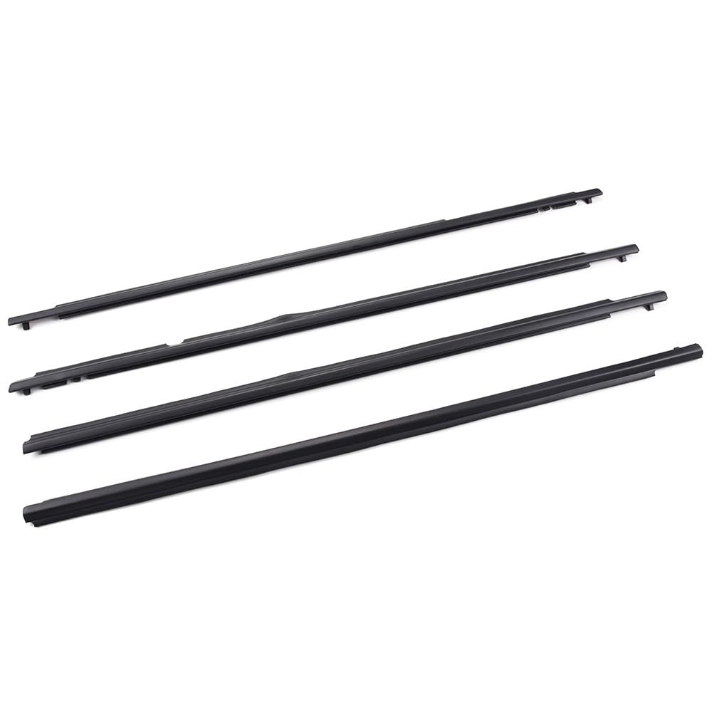 G-PLUS Weatherstrip Outer Door Window Trim Seal Belt Compatible with Toyota Corolla CE/LE/S/XLE/XRS/Base Sedan 4-Door 2009-2012 Window Moulding Trim 4 PCS
