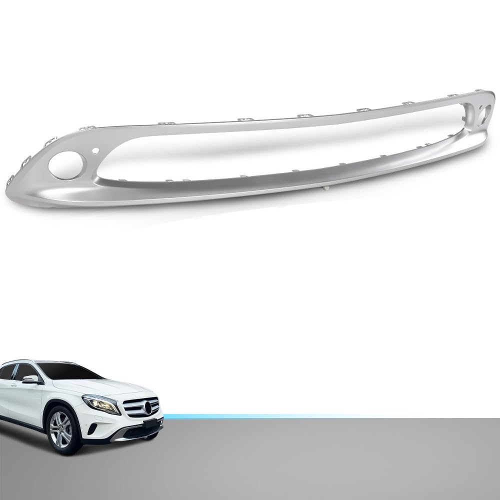 G-PLUS Front Bumper Cover Lower Valance Skid Plate Compatible with Benz GLA250 GLA200 Base Trim Model 2014-2017 156-885-36-22