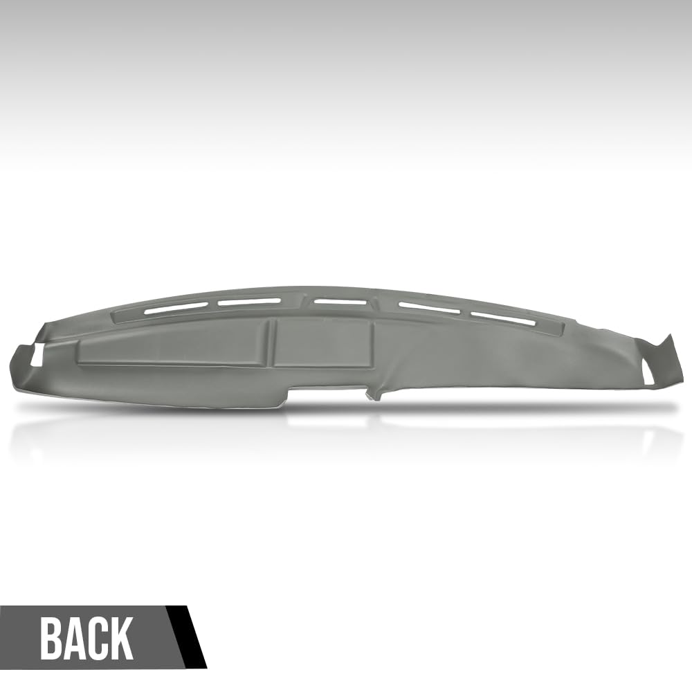 G-PLUS TPE Dash Cover Dashboard Cover Compatible with Ford F350 Xl/XLT V8 5.8L 1992-1997 Fit Ford Bronco XLT/Eddie Bauer V8 5.0L 1992-1996 Gray