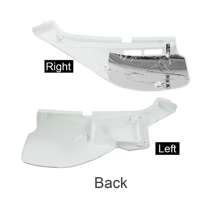 G-PLUS Left & Right Side Panels Set Fairing Cover Compatible with Honda XR650L (Shasta White) 1993-1999/Fit Honda XR650L (Ross White) 2000-2021 83620-MY6-920ZB, 83520-MY6-920ZB