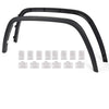 G-PLUS Front Driver & Passenger Side Fender Flares Compatible With Jeep Grand Cherokee 2011-2016 Wheel Opening Molding Trim Black