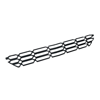 G-PLUS Front Lower Chrome Grille Insert Snap On Black Compatible with Chevy Silverado 1500 2016-2018