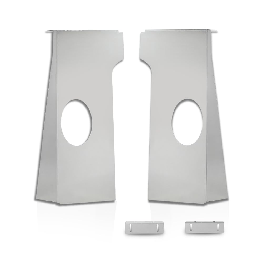 G-PLUS Cab Corner 6x9 Speaker Bracket Compatible with 1955-1959 Chevy GMC Big Window Cab Corner 6x9 Speaker Bracket