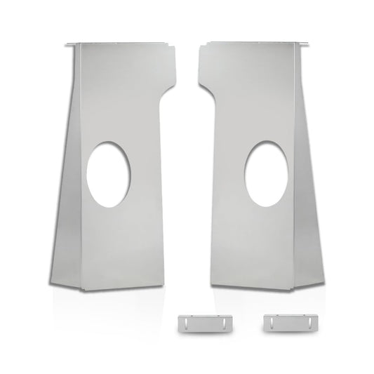 G-PLUS Cab Corner 6x9 Speaker Bracket Compatible with 1955-1959 Chevy GMC Big Window Cab Corner 6x9 Speaker Bracket