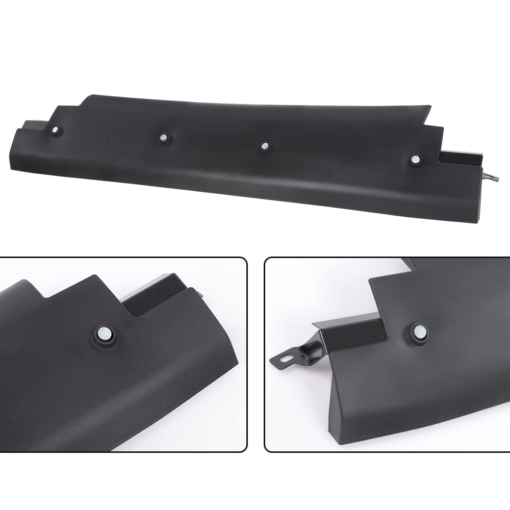 G-PLUS Front Lower Spoiler Air Dam Bundle W/Side Support Compatible with 1997-2004 Chevy C5 Corvette