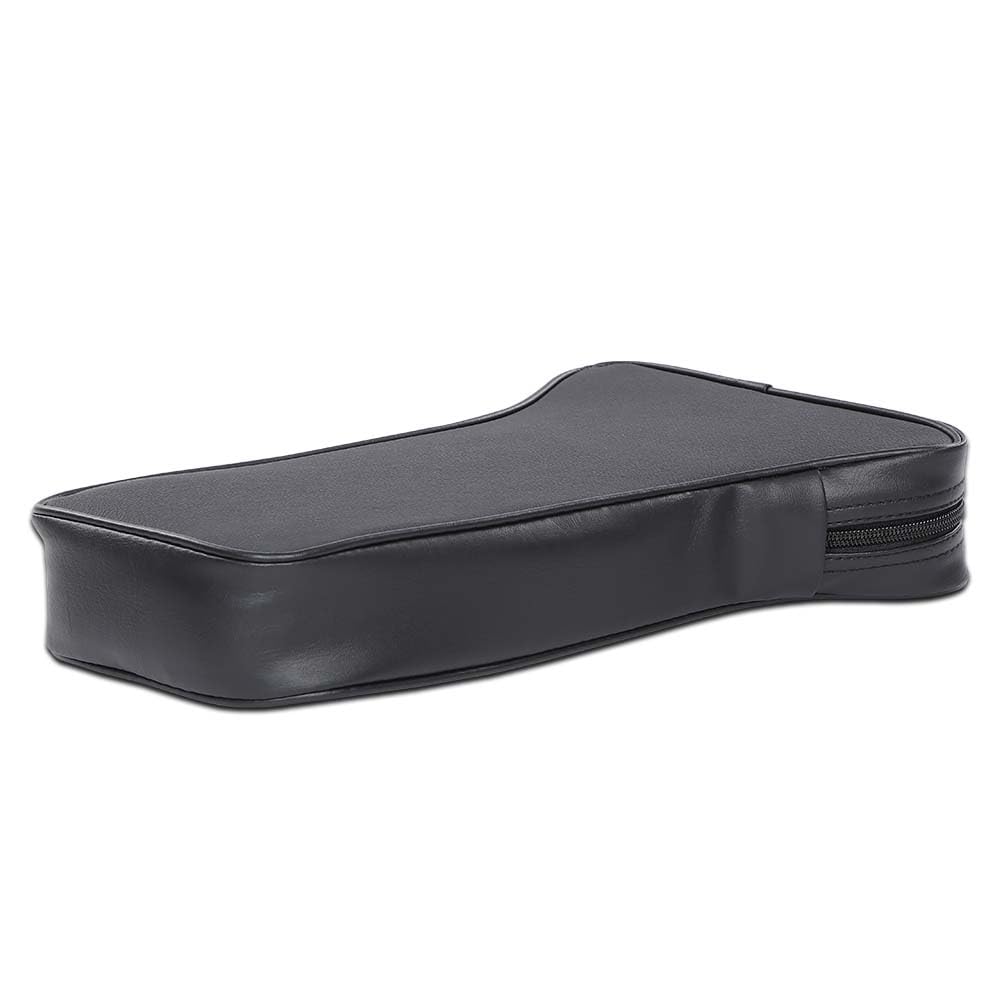 G-PLUS Center Armrest Pad/Console Smooth Black Leather C2 C3 Compatible with 1967-1982 Chevy Corvette