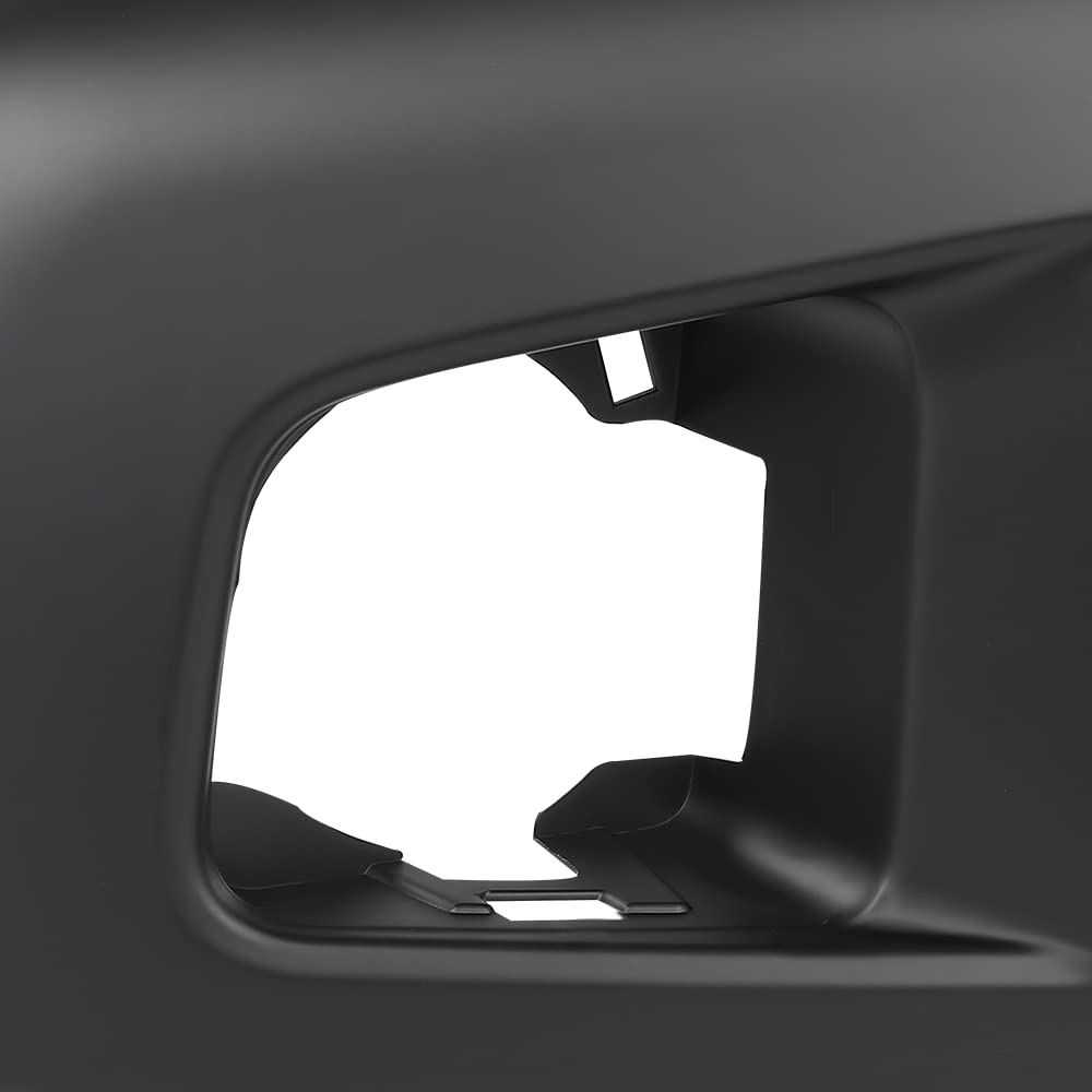 G-PLUS Front Bumper End Cap Plastic Textured Compatible with Toyota Tundra 2014-2020 W/O Parking Aid Sensor Holes，Fit for Models Without Park Assist System 521120C080, 521130C080 Left and Right