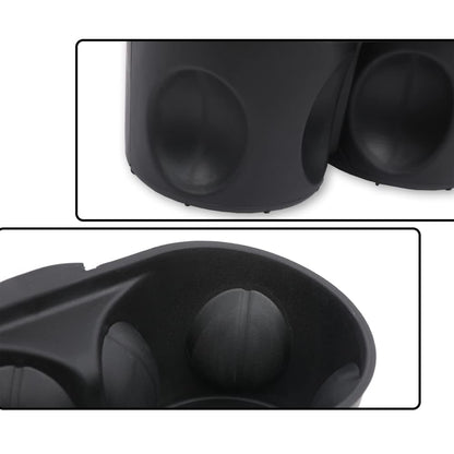 G-PLUS Cup Holder Insert Compatible with Chrysler Town & Country 2011-2016/ Fit Dodge Grand Caravan 2011-2020 1WV70DX9AA Black Cup Holder Liner