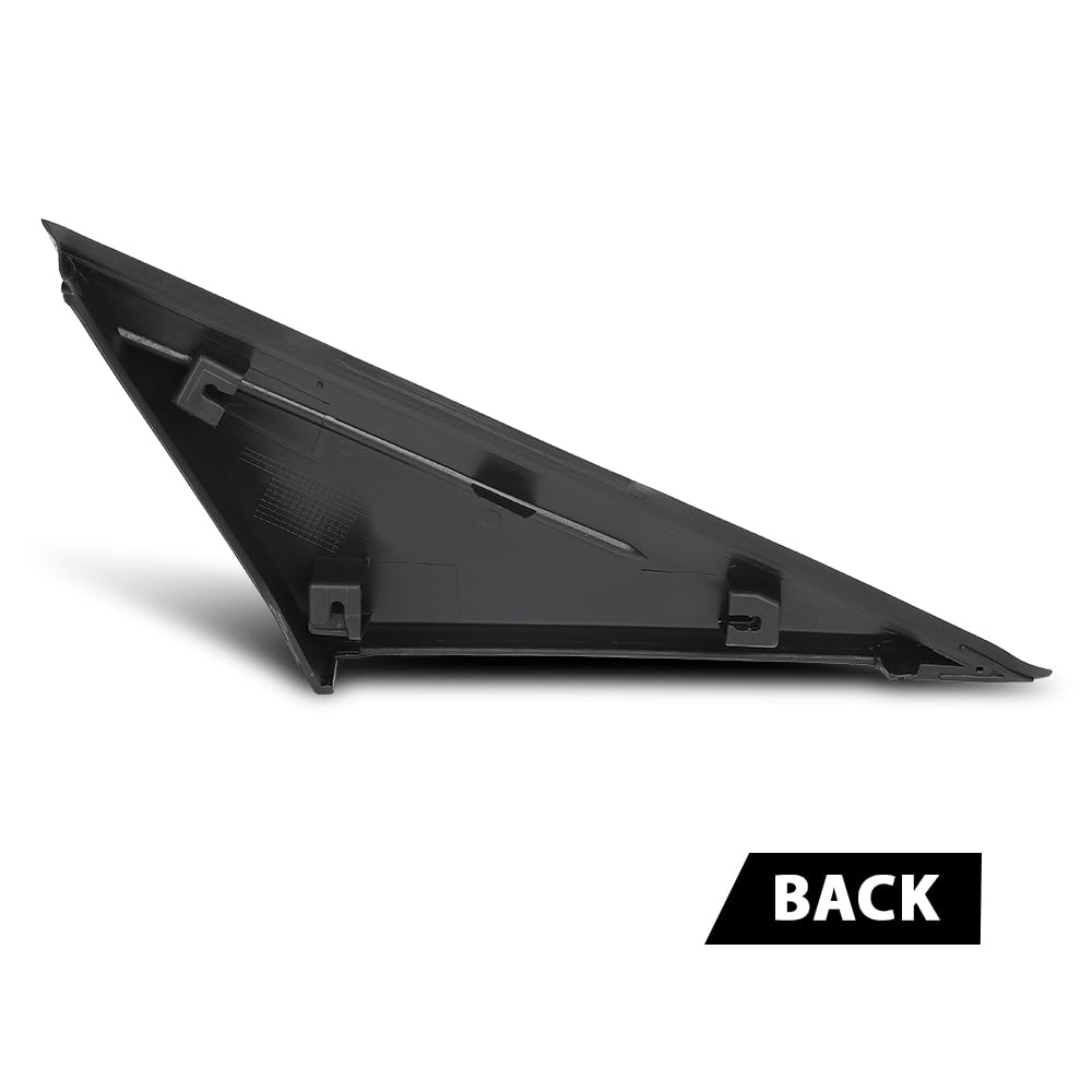 G-PLUS Left Window Mirror Fender Corner Molding Cap Triangle, Compatible with Ford Focus 2012-2018, Passenger Side, CP9Z16003A