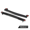 G-PLUS Top Mount Side Weatherstrip Seal Pair Compatible with Chevy Corvette 1997-2004 0313370, 10313371 Black