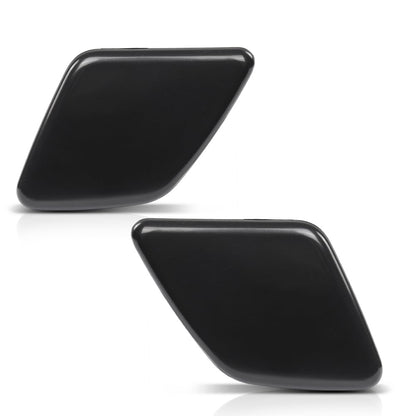 G-PLUS Headlight Washer Cover Cap Left & Right Compatible with Volvo XC90 2007 2008 2009 2010 2011 2012 2013 2014 39875253, 39875254 Glossy Black