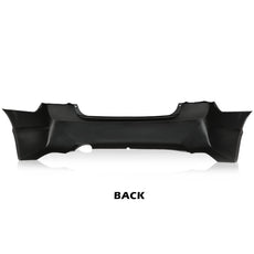 G-PLUS Rear Bumper Cover for Honda Civic Sedan 2006-2011 Black Side View