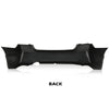 G-PLUS Rear Bumper Cover Compatible with Honda Civic Sedan 4dr 2006 2007 2008 2009 2010 2011, 04715SNAA90ZZ, HO1100235, Black